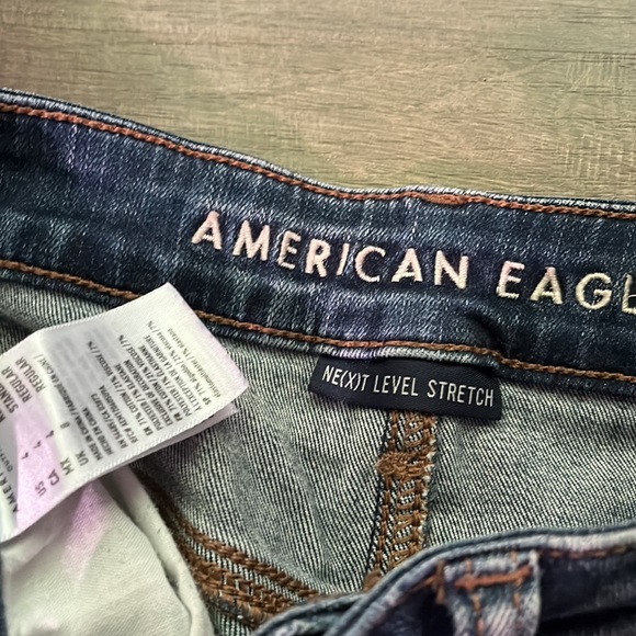 American Eagle next level stretch distressed skinny jeans - Picture 3 of 4